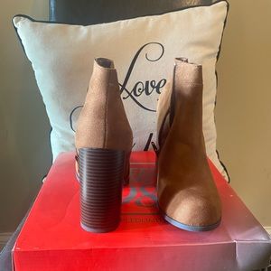 Fairly New Brown Suede Ankle Boots